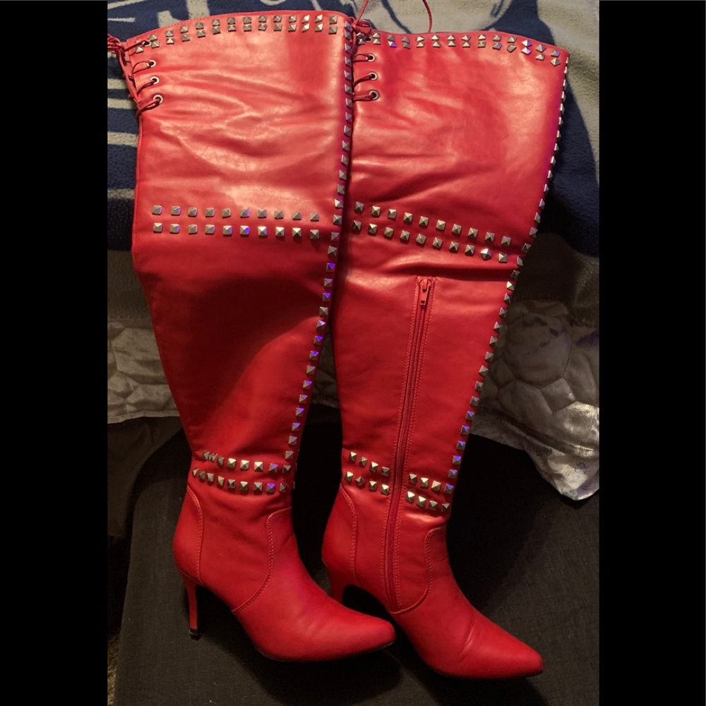 Thigh high boots